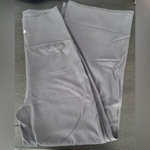 Dark Grey Maternity Flare Leggings